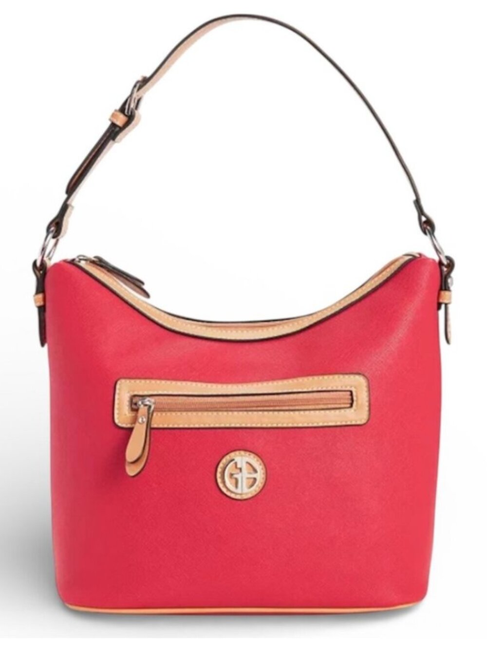 Giani Bernini Saffiano Faux Leather Medium Hobo Bag